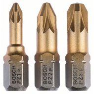 Bosch Опаковки битове за винтоверт, 3 части